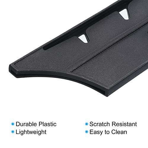 Plastic veiligheidsmes Cover Mouwen voor 7" Santoku mes, 2 Pack Messen Edge Guard Mes Beschermer Universele Mes Scheath voor Keuken, Zwart 4