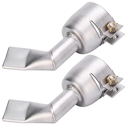Lassen pistool Nozzle 120 TPO dak gereedschap Roestvrij staal 2 stukken lassen pistool Nozzle Flat 120 graden roestvrij staal Hot Air Plastic Lassen zaklamp Accessoires 3