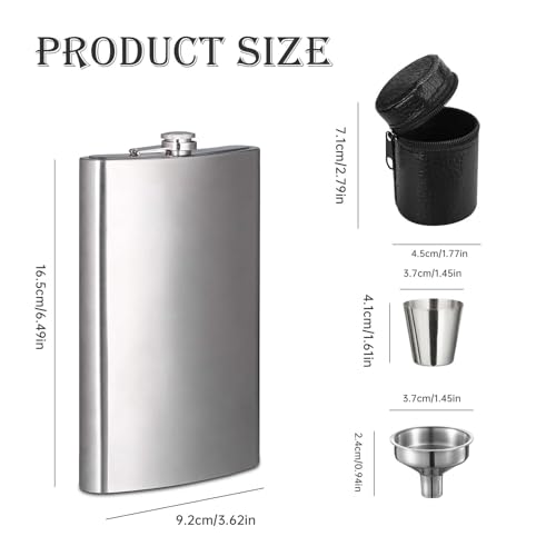 4 stuks 30ml wijnglazen, Hip Flask met beker, 30ml, roestvrij stalen fles, platte mannen met Funnel en lederen wijnglas Stand voor wandelen, reizen en Camping