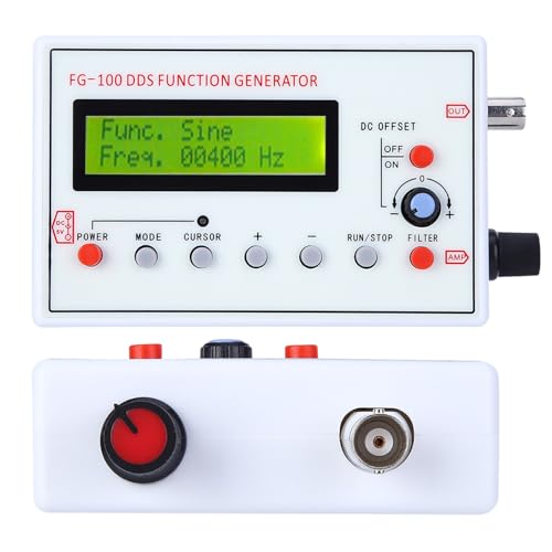 FG‐100 DDS-functiegenerator, sinusfrequentie, 1 Hz - 500 KHz, teller, signaalbron, Generator, tester, Oscilloscoop laboratorium, accessoires, programmeerbare signaalgenerator, teller, standaard