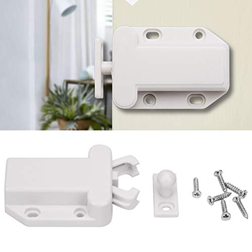 10 stuks witte schattige kever gevormde kabinetten deur rebounder kabinet Touch Release Latches duwen Open deuren magnetische sluitingen voor lade 3