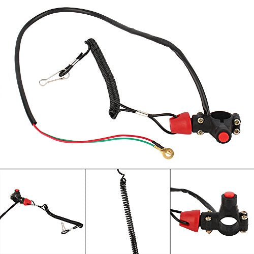 Motor Noodstopschakelaar, 1stc 12V Motorschroef Lanyard Stopschakelaar Veiligheid Tether CO voor Motor ATV Boat, populair 5