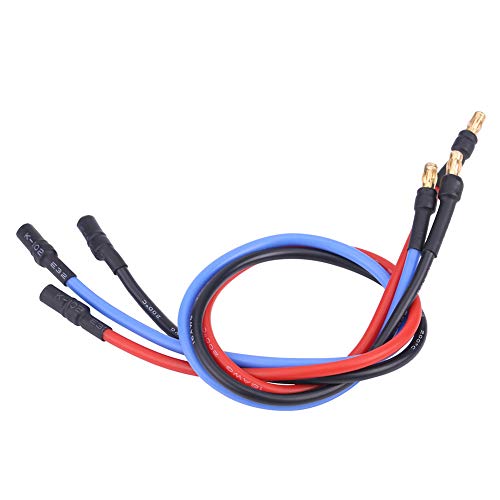 3st/set ESC Extension Cable, Silicone Electronic Speed Controller ESC Motor Cable met 3,5mm Banana Connector RC Accessoire 4
