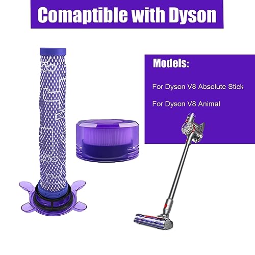 Pre-Motor Filter & Post HEPA Filter Vervanging voor Dyson V8 Absolute Stick voor Dyson V8 Dierloze Stofzuiger