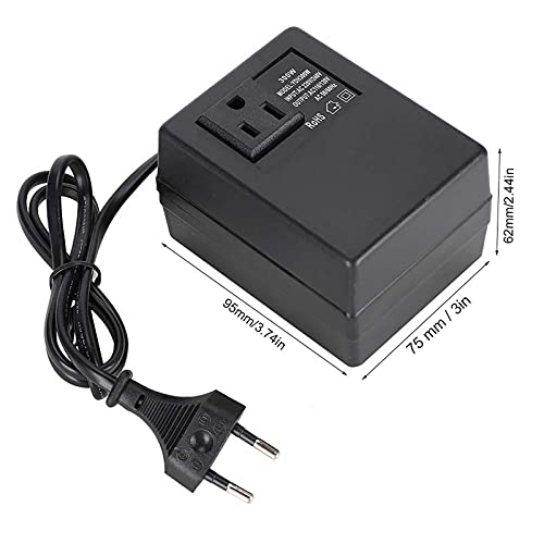 EU Plug Adapter, 300W Transformer Voltage Converter AC 220V tot 110V EU Plug Adapter(220V)