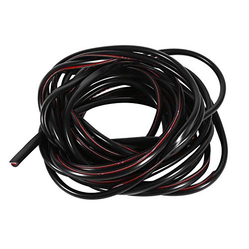 Autodeur Beschermende Tape, 5 m, Bumper Seal Scratch-Resistant voor auto deur, U-Shape, Rubber (zwart)