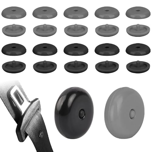 10 paar veiligheidsgordel Stopknopen, Universele Fit Seat Belt Stopper Set Non-Slip Buckle Praktische Seat Belt Holder Buckle Buttons Plastic Seat Belt Buckle Stop Button No