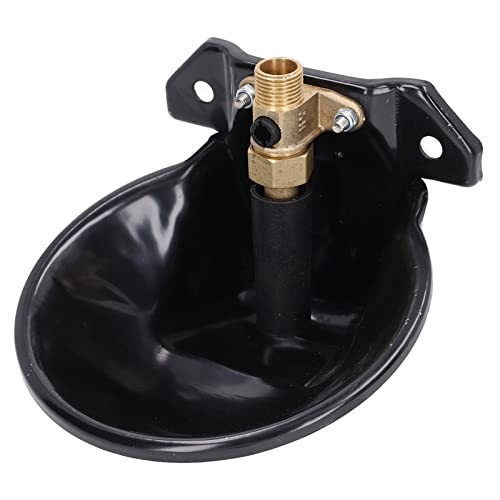 Automatische Sheep Water Bowl, Roestvrij stalen Goat Drink Bowl met koperen klep en Touch Switch, Automatische Schapen Drink Bowl