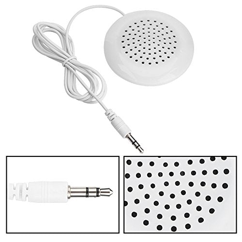 kussenluidsprekers voor slapende Mini-luidspreker Bluetooth White ABS nieuwe DIY kussenluidspreker 3.5mm Mini Stereo-luidspreker voor MP3 telefoon draagbare CD