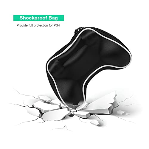 Controller Transport Box, Controller Bag, Schokvrij Reistas, draagbare opslagzak voor 4, controller Gamepad, zwart, videospel accessoires 4