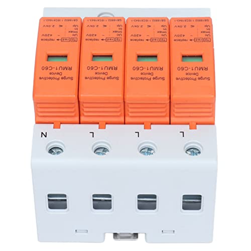 Chirurgische bescherming, DIN rail montage Arrester Handige bedrading met indicator AC 420V RMU1-C20/40/60(Imax:60kA) 4