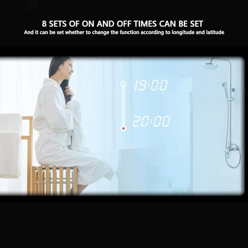 Programmeerbare digitale tijdschakelaar voor Poolpompen, Verwarmers, Filters, 7 dagen 28 AAN/UIT Timerinstellingen, AC85-265V LCD Digitale Timerschakelaar weergeven met 3