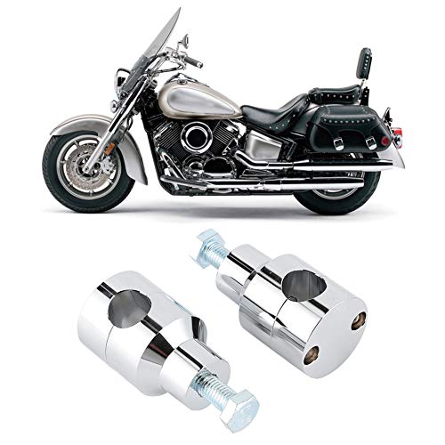 Motorfiets handvat Clam, 1in Handlebar Risers Clamp met Bolt, Universele Motorfiets Accessoires Geschikt voor Bobber Chopper 5