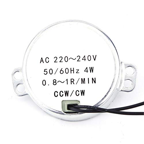 Synchronmotor 50/60 Hz Frequenz AC 220~240 V drehbar motor CW/CCW 4 W microfoon (0.8-1 rpm)
