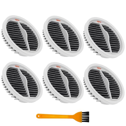6 st Wasbare HEPA Filter voor Xiaomi Roidmi X20/X30/X30/S2/F8 Storm Pro Cordless Stofzuiger