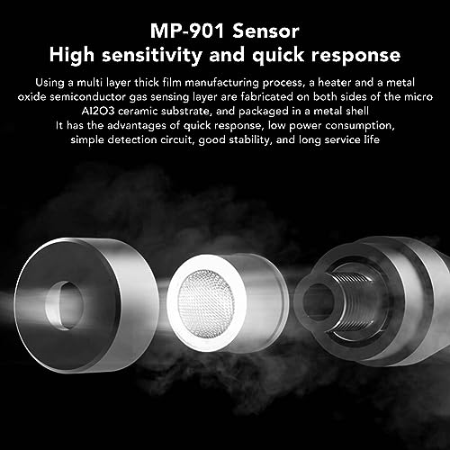 Airconditioning Leak Detector, Leak Detector Halogen Refrigerant Tester 0 tot 1000PPM Geluid Licht Vibratie Alarm, Gas Detectoren en Alarmen 3