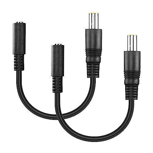 2pcs DC 4.5 x 3mm stopcontact naar 7.9 x 0,9mm stekker voeding adapter voor laptop netsnoer