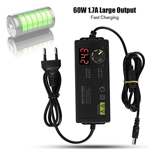 Oplader 32V 1.5A Universele voeding 336V Breed bereik verstelbare Power Adapter Accessoires Anti-interventie 60W 1.5A AC DC Adapter EU-plug 100 240V