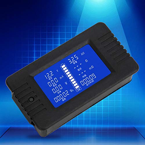 Batterijmonitor, PZEM-015 0-200V 0-300A LCD-scherm, Batterijstroom, Spanning, Vermogen, Energiecapaciteit, Impedantietestercontrole met 300A Shunt [met 015 Engels 300A Shunt] 4
