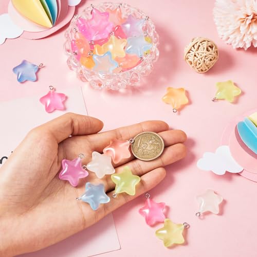 Kleurrijke Gummy Bears Cabochon kralen met Glitter Powder Flat Terug Hars Gummy Bear Charms voor kinderen DIY Crafts Scrapbooking sieraden maken, Hars, hars 5