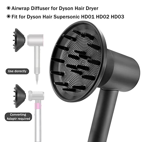 Diffuser accessoires 970266-05 bevestiging voor Dyson Supersonic Haardroger HD01 HD02 HD03 4