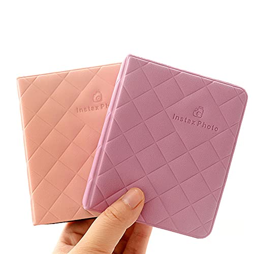 3-inch film mini album kast opslag 36 zakken slip in fotoalbum voor polaroid foto voor FujlFilm Instax Film (Pink) 5