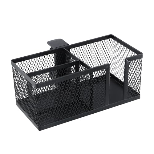 4-in-1 bekerhouder, roterende hoofdtelefoonhouder met 2 gat voor draad, Penhouder voor Office, Verwijderbaar, Fleshouder 10 cm diameter, 20,5 x 10,5 cm, voor Drinkflessen, Home Pen