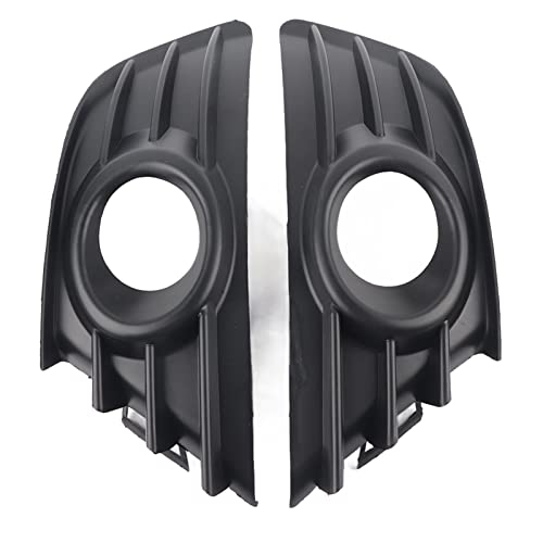 Mist Licht Grille, Paar Zwarte Car Front Bumper Koplamp Mist Licht Grille Frame Cover Trim Past voor Citroen C4 2004-2008