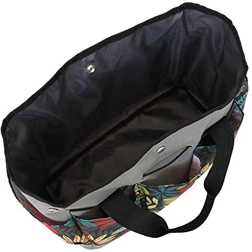 Tuingereedschap opslagzak met zakken, duurzame Oxford stof tote Bag, Garden Set voor vrouwen, Garden Tool Bag (Grey + Multicolor)