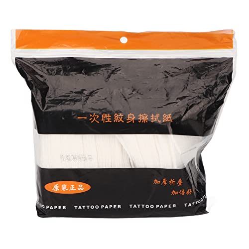 50Stuks Tattoo Veegpapier, Professionele Wegwerpbare Zachte Schoonmaak Tatoeage Handdoek Weefsel voor Make-up Wit