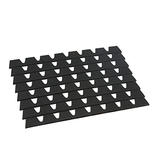 8-Piece set voor Bumper Scrape Guards, Rubber Black Universele Bumper Anti Scratch Beschermer 4