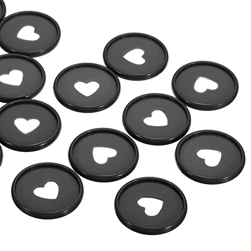 35mm Plastic Book Binding Discs 22Stuks Schijf Bonded Extension Discs Hart Binder Ringen voor DIY Notebook Planner Zwart 5