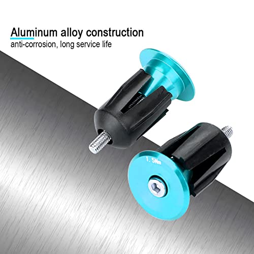 Fietsgreep End Plugs Bar 1 Pair Road ycle Fietsen aluminium handgreep handgreep Bar End vervanging voor de meeste fiets, mountainbike, wegfiets, BMX (blauw) 4