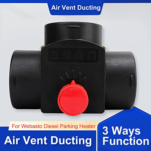 75mm Duurzame luchtventilator Ducting High Fitness Air Outlet Ducting T Piece voor Eberspaecher Parking Heater