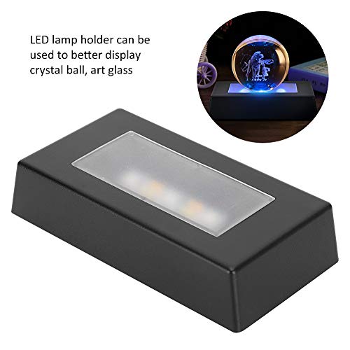 Display Stands, licht basis voor Cryst LED Display Base Color Changing Light Stand met USB-kabel voor 3D-kristallen standbeelden sieraden 3