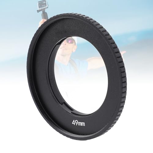 Aluminium Beschermende Frame voor Actie4.Actie 4 49mm Filterhouder Actie Camera Filter Adapter Aluminium Legering 49mm Lens Adapter voor Actie4
