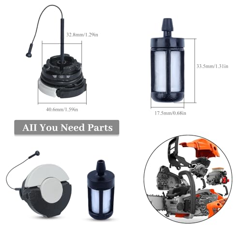 Tank Cover Chainsaw voor STIHL MS171 MS181 MS200 MS210 MS200T MS211 MS192T MS230 MS240 MS250 MS260 MS340 MS360 + MS180 filter