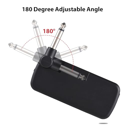 Hoofdtelefoon Basversterker met 3 Speaker Simulaties Plug en Play voor elektrische Bas Muziekinstrument Gitaar Amp Mini Amp Portable 3 Ingebouwde Modulatie Tones en Vertragingen Type C
