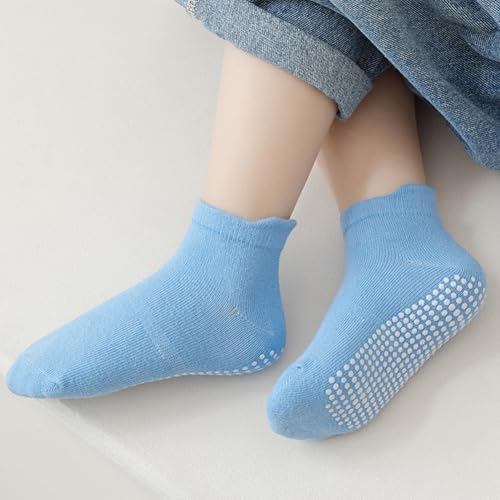 12 paar baby girp sokken, peuter non-slip sokken 1-3 jaar, zeer elastisch enkel sokken, katoen gezellige ademende sokken 5