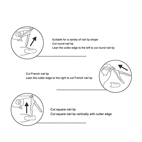 Nagel Tip Cutter, Roestvrij staal Portable Professional Artificial Nail Trimmer, Professional Acryl Valse Nagel Clipper voor Manicure DIY (Paars)