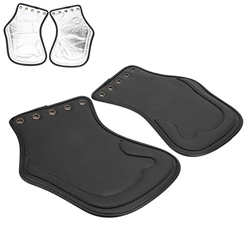 2st Universele Motorfiets PU Heat Deflector Motor Verwarming Isolatie Kussen Zadel Beschermer Lederen Zitstoel Heat Shield Deflector 5