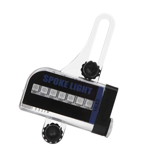 Fietszakenlicht, mountainbike-spraaklicht, dubbelzijdige 14 led-RGB-spraaklamp, geschikt voor mountainbike met waterdichte bescherminggsklasse IP6