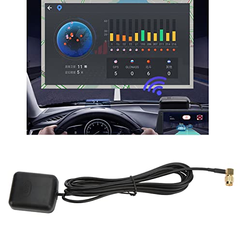 Vehicle Waterproof Actieve GPS navigatie Antenna met SMA Male Connector voor Auto Stereo Head Unit GPS Navigation System Module Truck Marine Boat GPS Tracker Locator Realtime Tracking