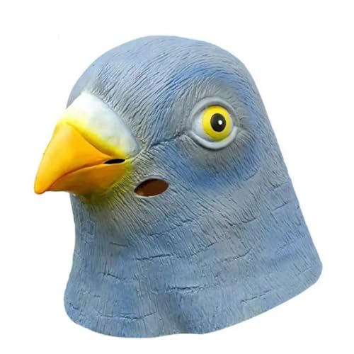 Duivenmasker, Deluxe Novelty Halloween Kostuumfeest Latex Dierenhoofd Masker voor Cosplay, Thema Evenementen en Leuke Dress Up 4