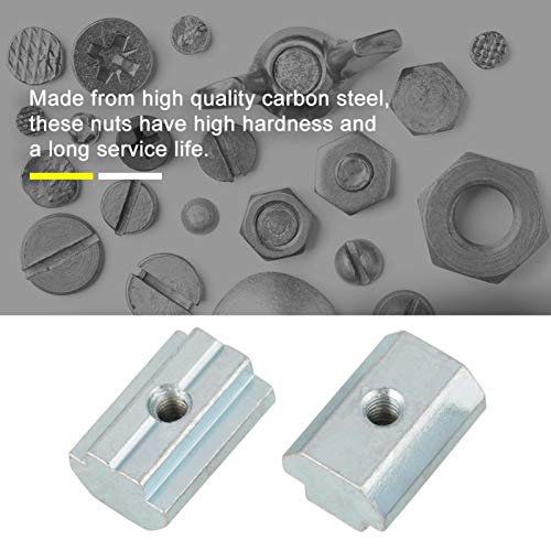 20 st T-slot Noten Hammer Head Nut M3 M4 M5 M8 Hammer Head Fixing Nut voor aluminium profiel Accessoires(Nationale standaard slider moer 40 type M8) 3