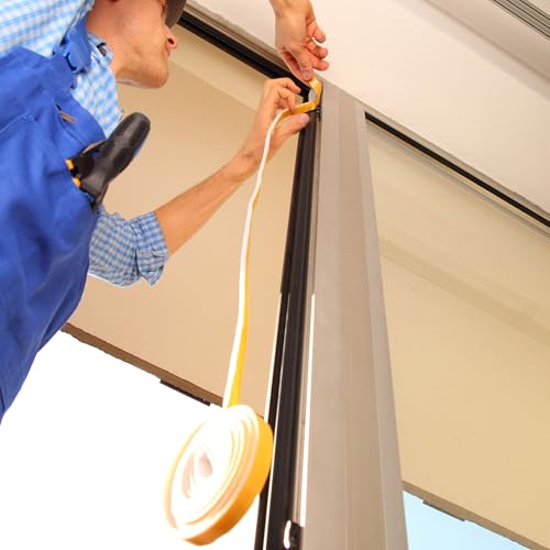 2M Afdichtingsschuimtape, 3cm breed, 8mm dik, Single Side Weather Stripping Deur Seal Strip voor raamdeur isolatie, zwart 4