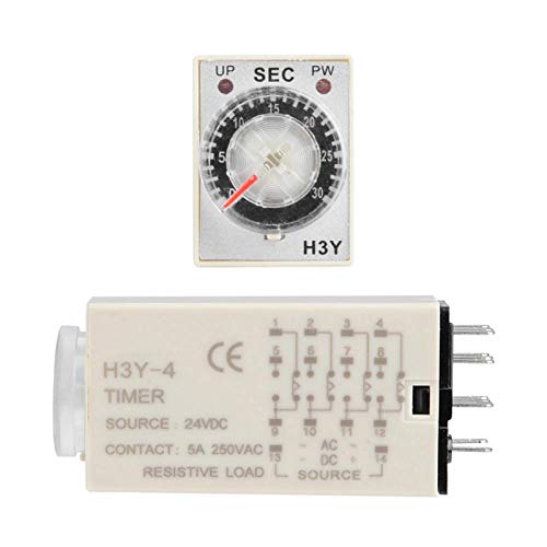 12VDC, H3Y-4, Time Relay Signal, Control Enable Delay Timer, 14-Pin, Time Relay(30S) 3