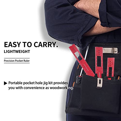 Houtbewerking Schrijfgereedschap Liniaal 12 Inch, Bouw Ruler voor Timmerwerk, Lay-out en meetgereedschap, Pocket Liniaal, Kaliber, Geschikt voor Timmerwerk en ingenieurs om metingen te nemen 5