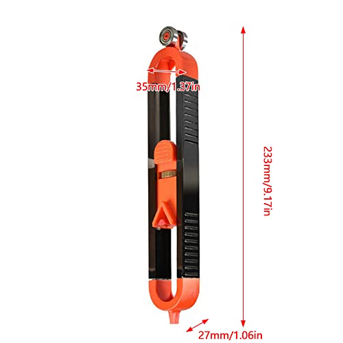 Schrijven Liniaal Contour Gaug met slot, Nauwkeurige kopie Onregelmatige vormen Scribe Tool Multifunctionele Contour Fetcher Verstelbare vergrendeling Houtbewerking Meetmeter