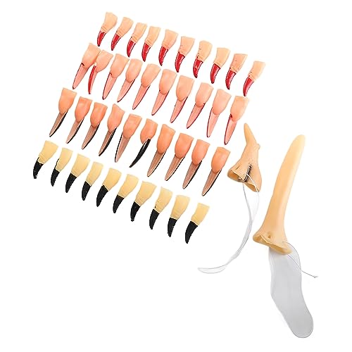 Halloween heks kostuums Neuskin heks nepvingers Halloween kostuum partij Halloween partij levert heks accessoires Cosplay Masquerade partij decoraties